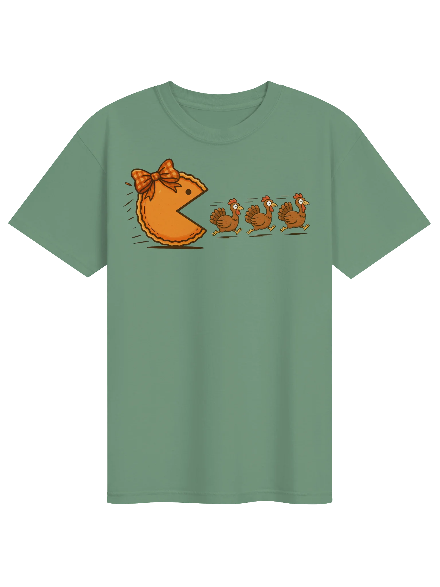 Turkey Chase Thanksgiving T-Shirt product image (65)