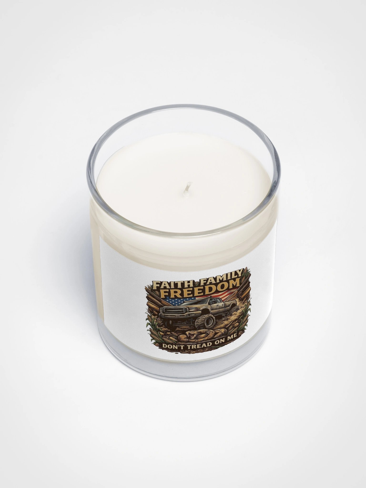Faith Family Freedom Emblem Candle product image (3)