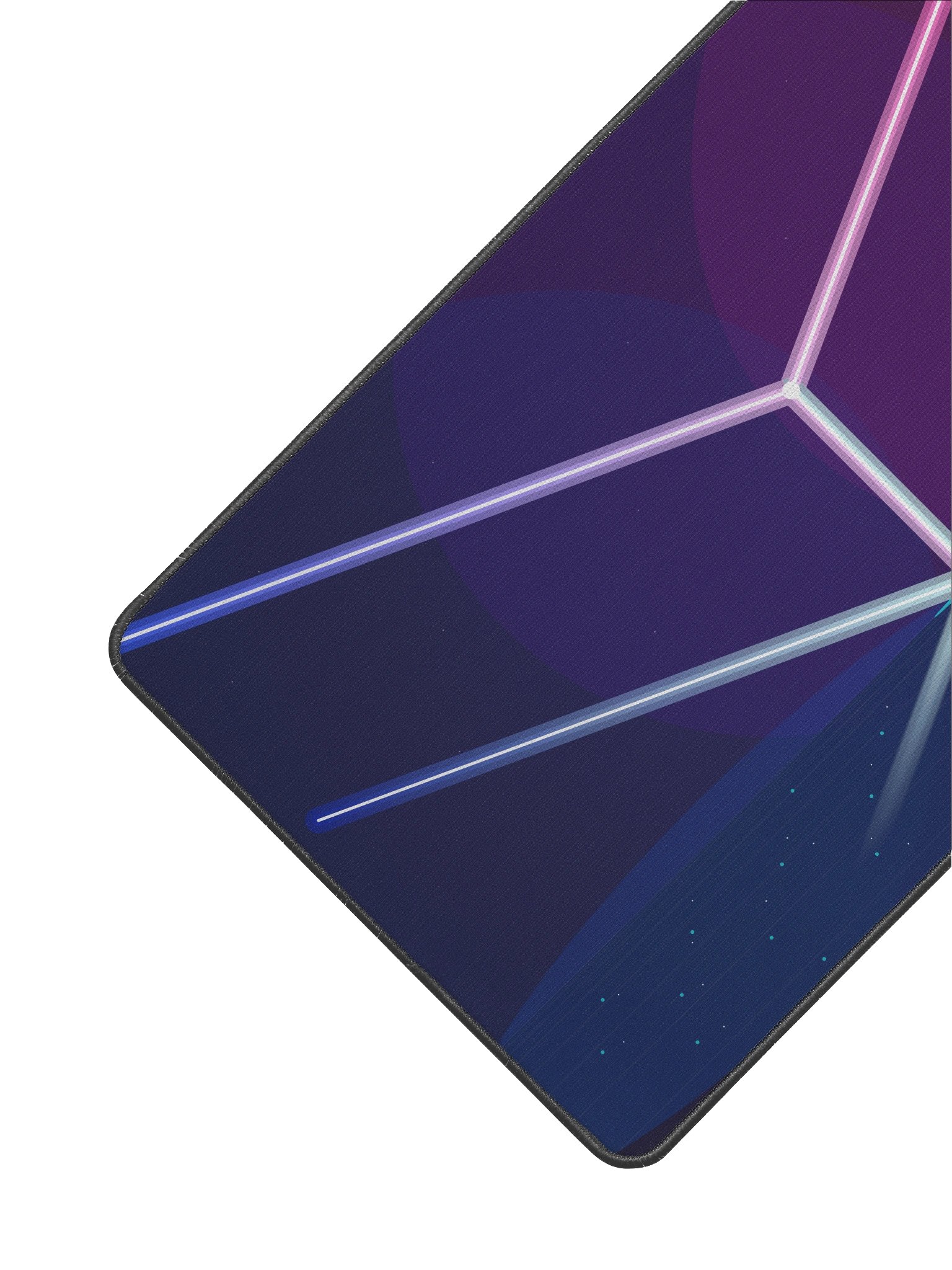 Slim Neon Cyberpunk Desk Mat - 12" x 22" product image (2)