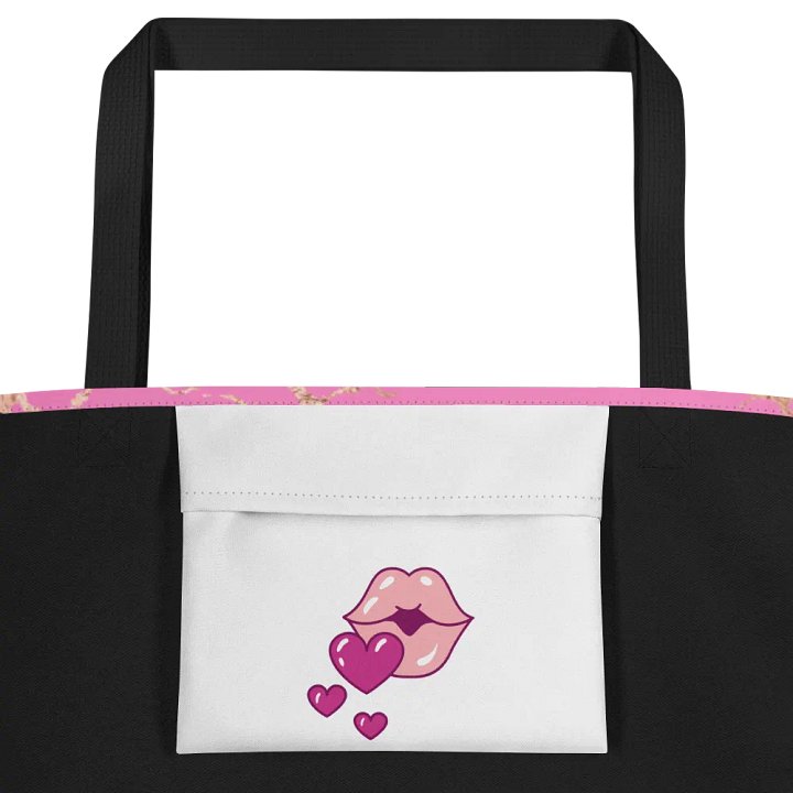 Pink Golden Marble All-Over Tote Bag product image (2)