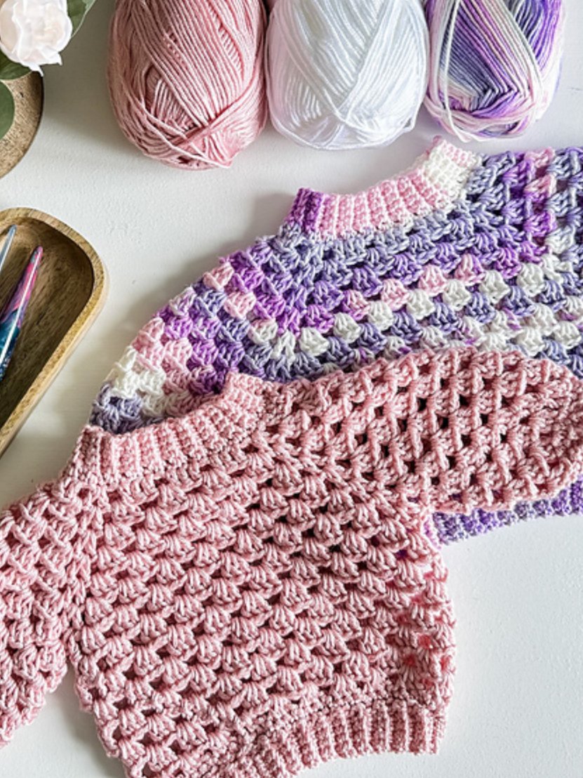 Mini Pop Pullover Crochet Pattern product image (2)