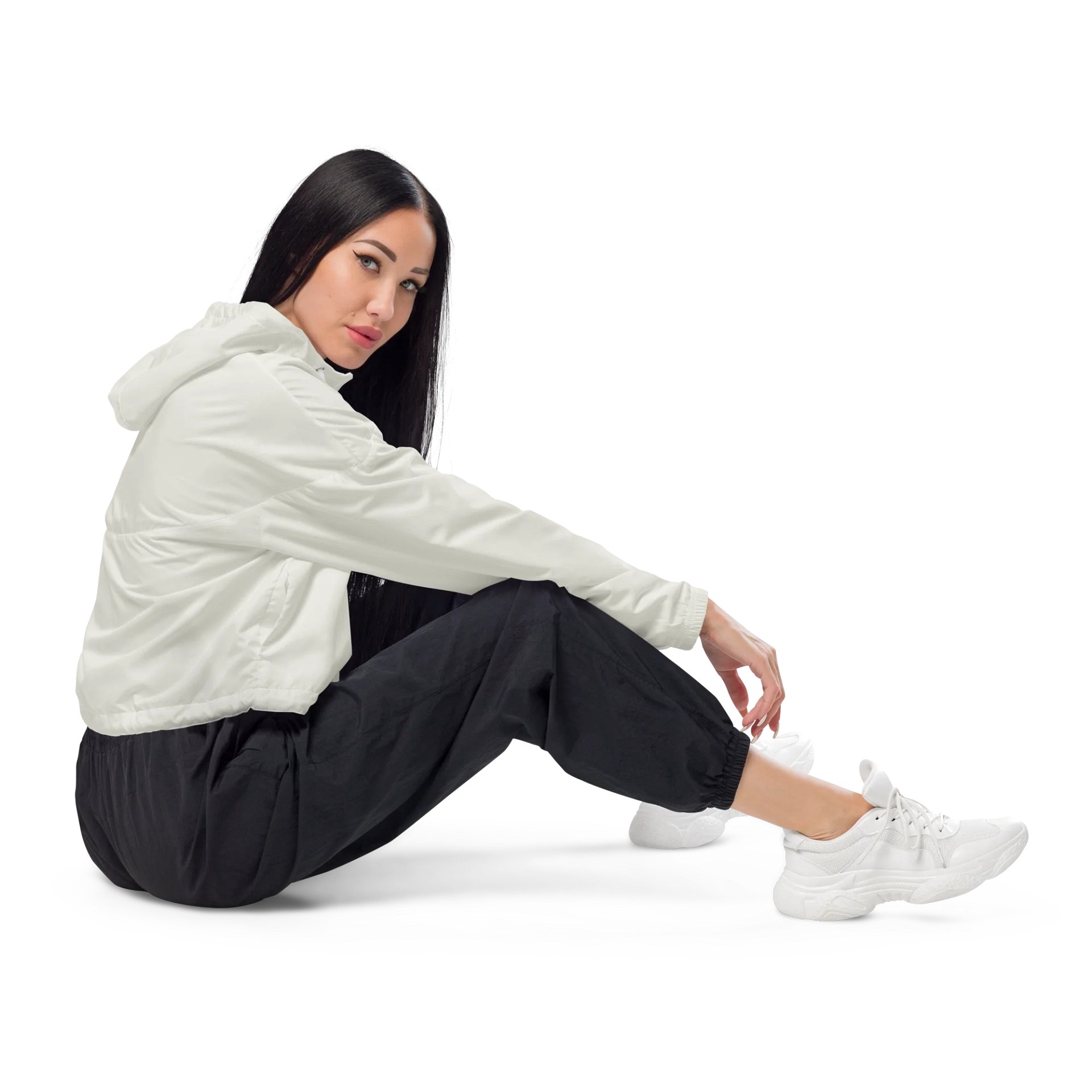 Women's Cropped Windbreaker WCFB0142 product image (3)