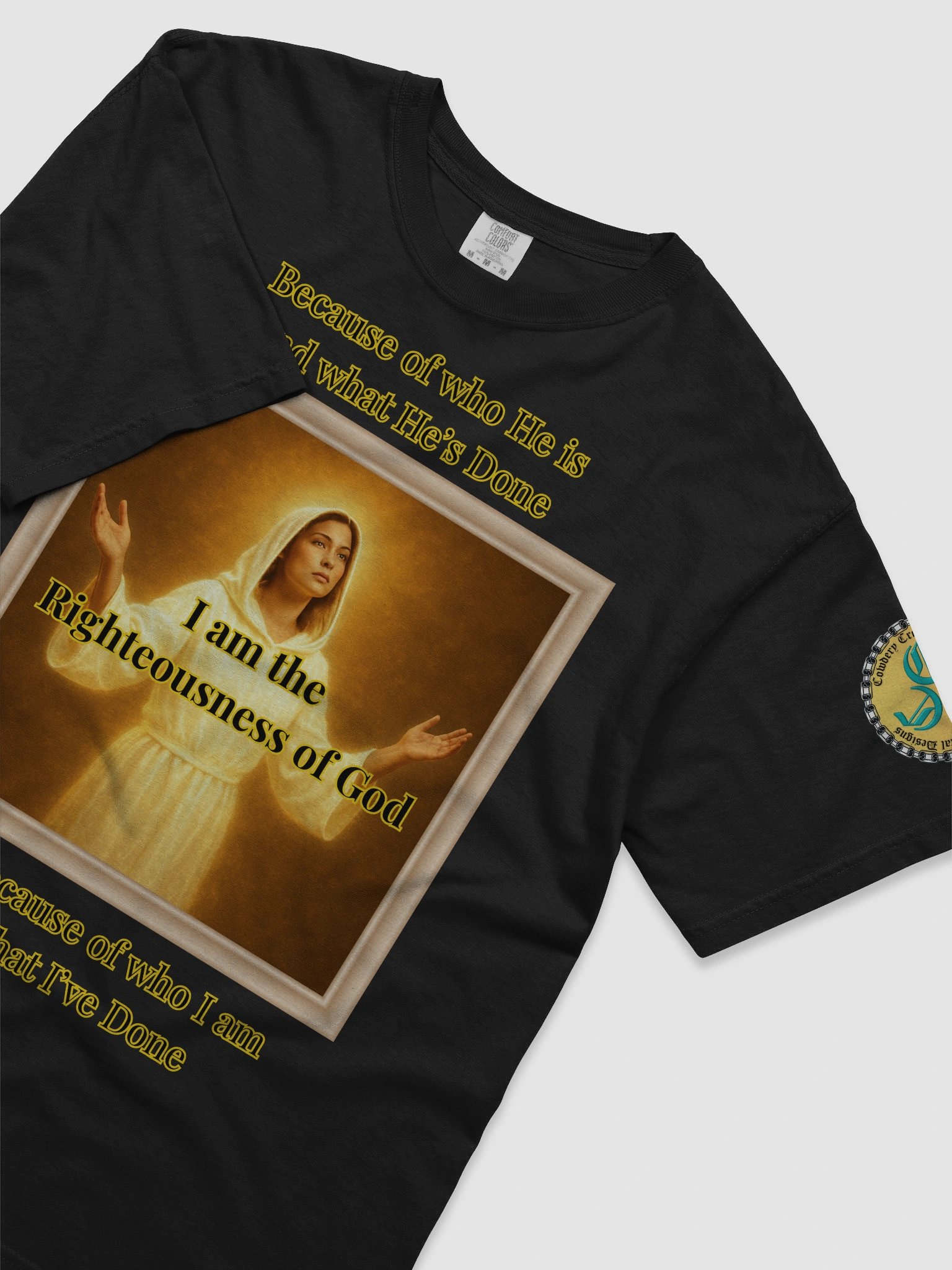 I am the Righteousness of God (Female) Comfort Colors Garment-Dyed Heavyweight T-Shirt Colors (1) product image (50)