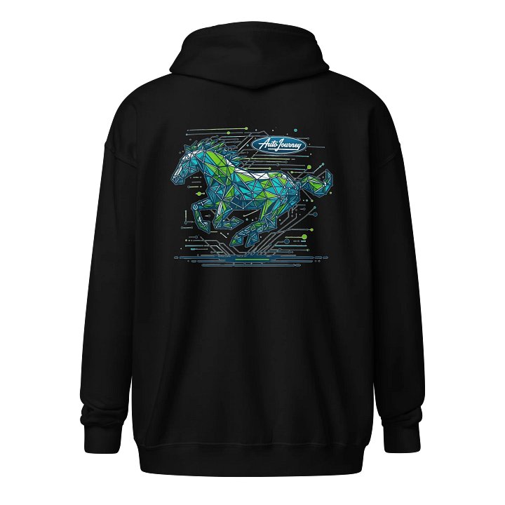 Cyber Steed Zip Hoodie product image (2)