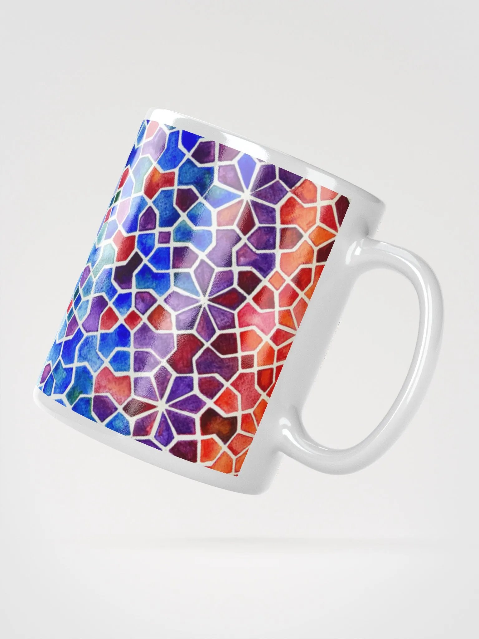 Blue Jaali Variation Mug V2 product image (2)