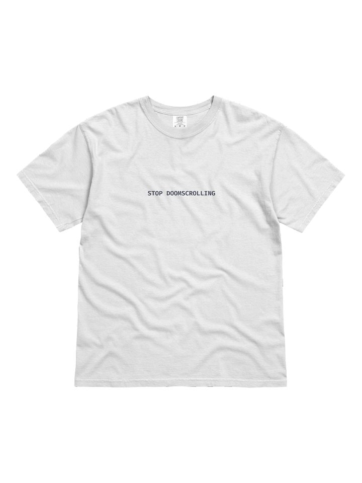 Stop Doomscrolling Comfort Tee product image (1)