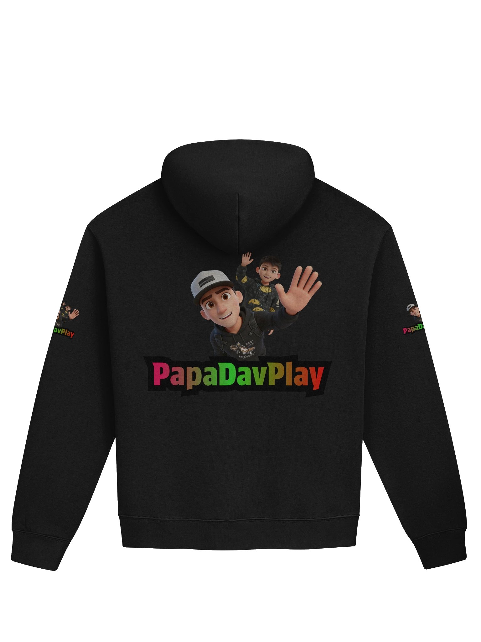 PapaDavPlay hoodie with hood product image (2)