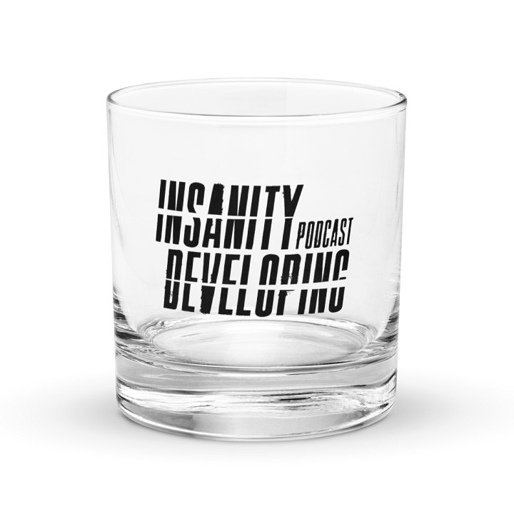 Eclipse Rocks Glass — Black Logo product image (1)