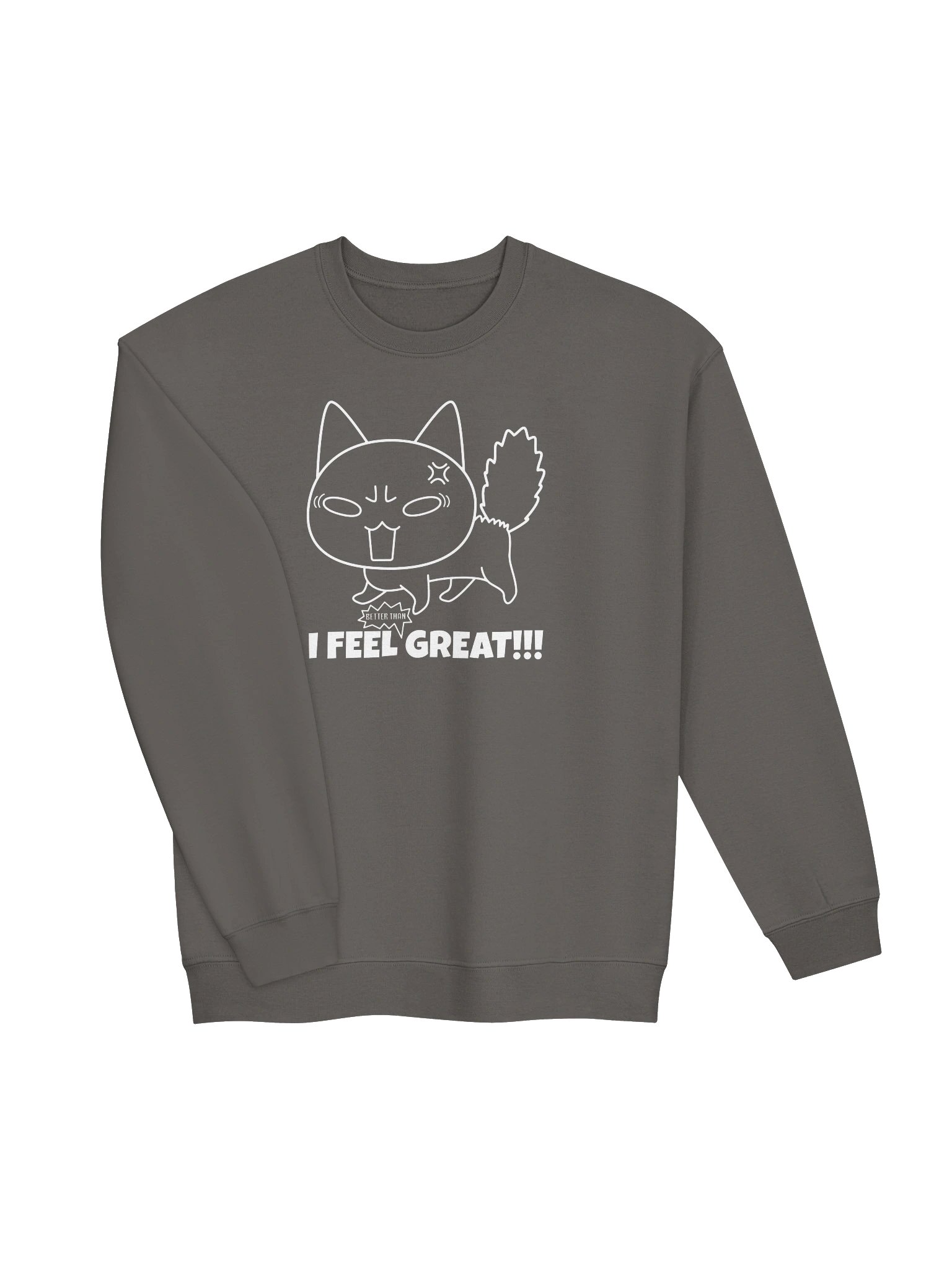 Ironic Emotional Expression - Unisex Adult Sweatshirt product image (2)