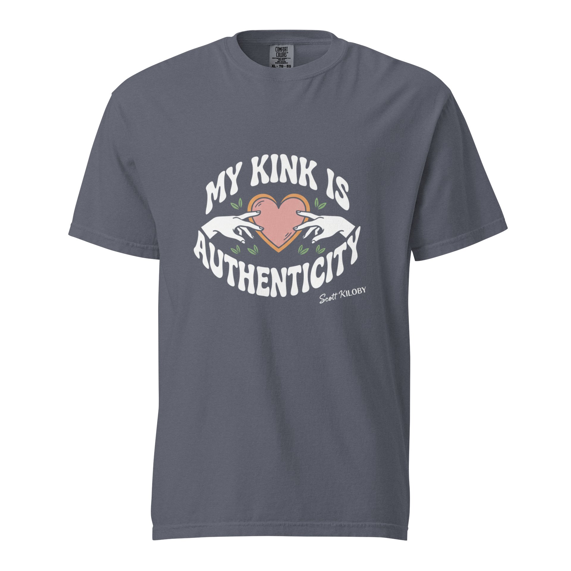 “My Kink Is Authenticity” Denim T-Shirt product image (1)