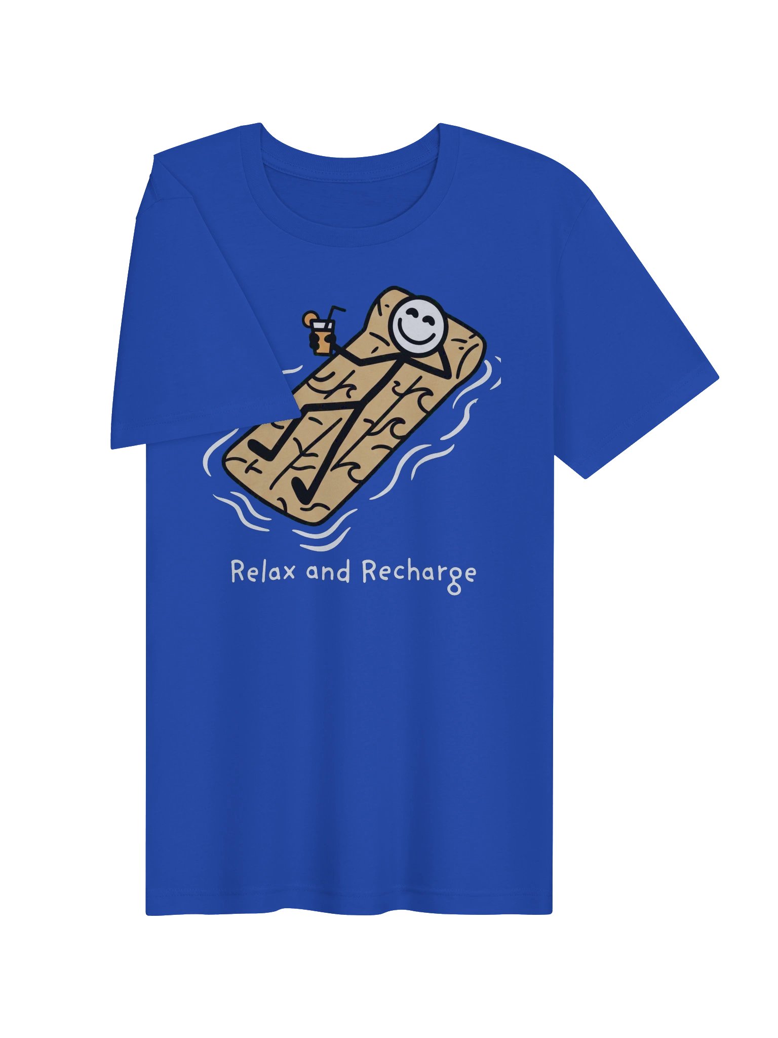 Unisex "Relax and Recharge" Graphic T-Shirt – Turn On Chill Mode product image (3)