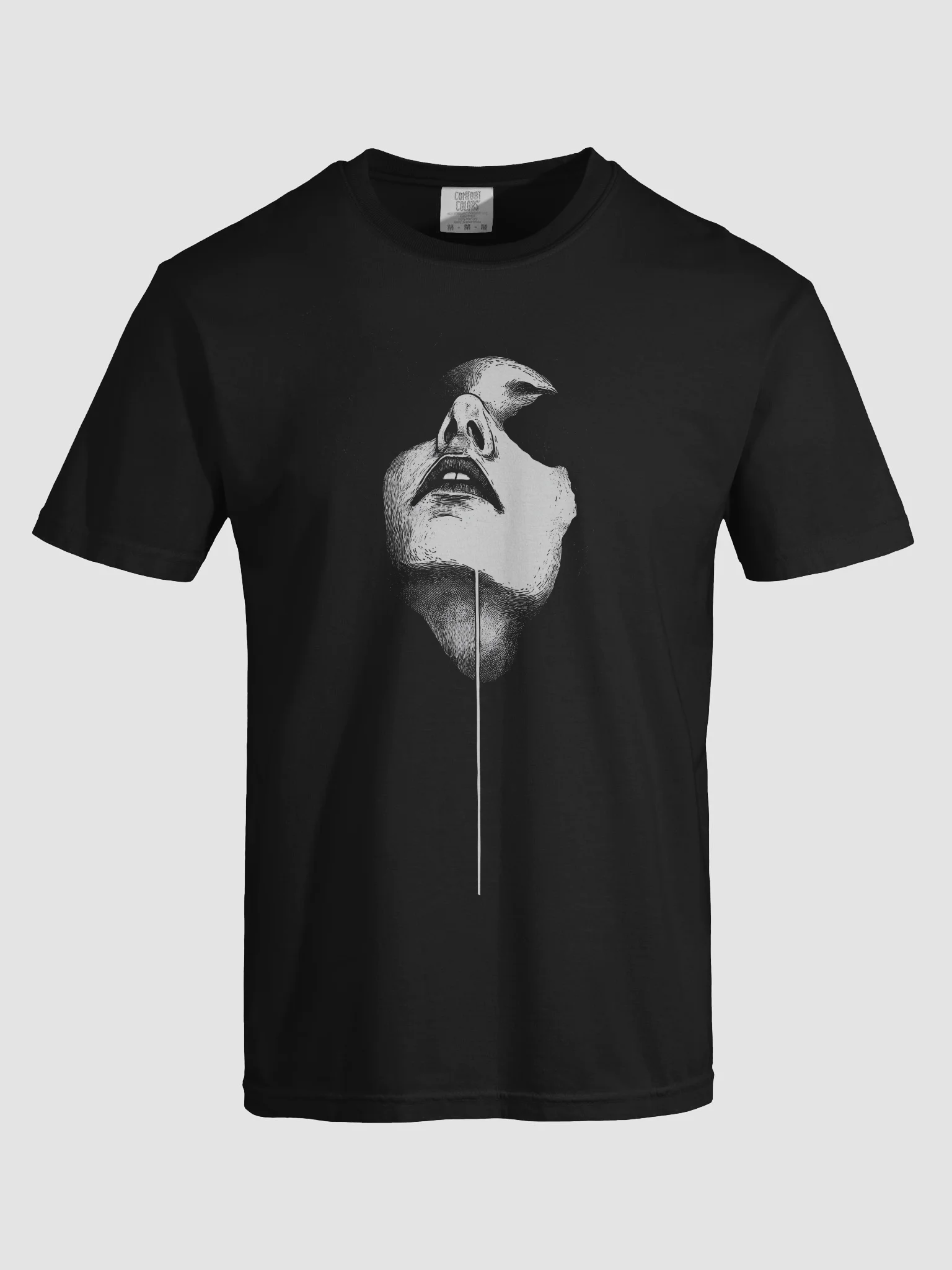 Drip Hand Sigil Black Short-Sleeve Graphic T-Shirt product image (7)