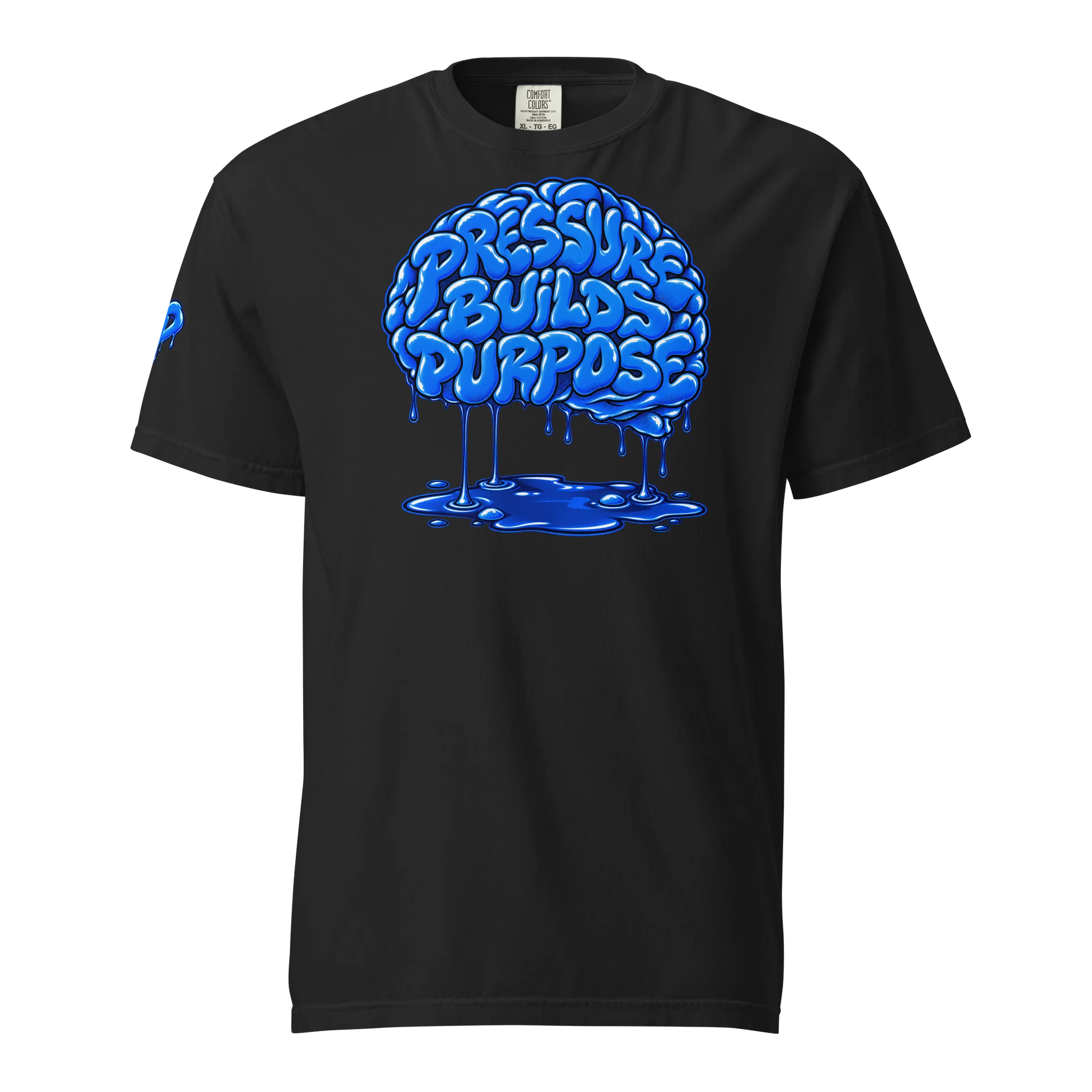 Pressure Builds Purpose Blue Brain Tee product image (1)
