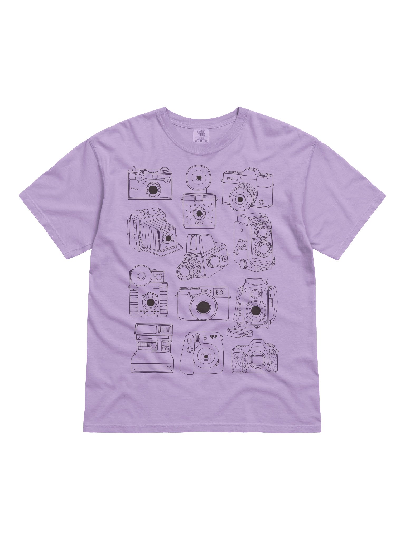 Dark Academia Vintage Cameras Shirt – Retro Film Photography Graphic Tee product image (51)