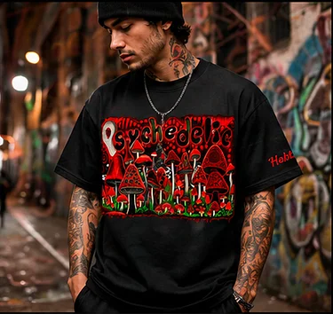 Psychedelic Series colorful graphic apparel collection
