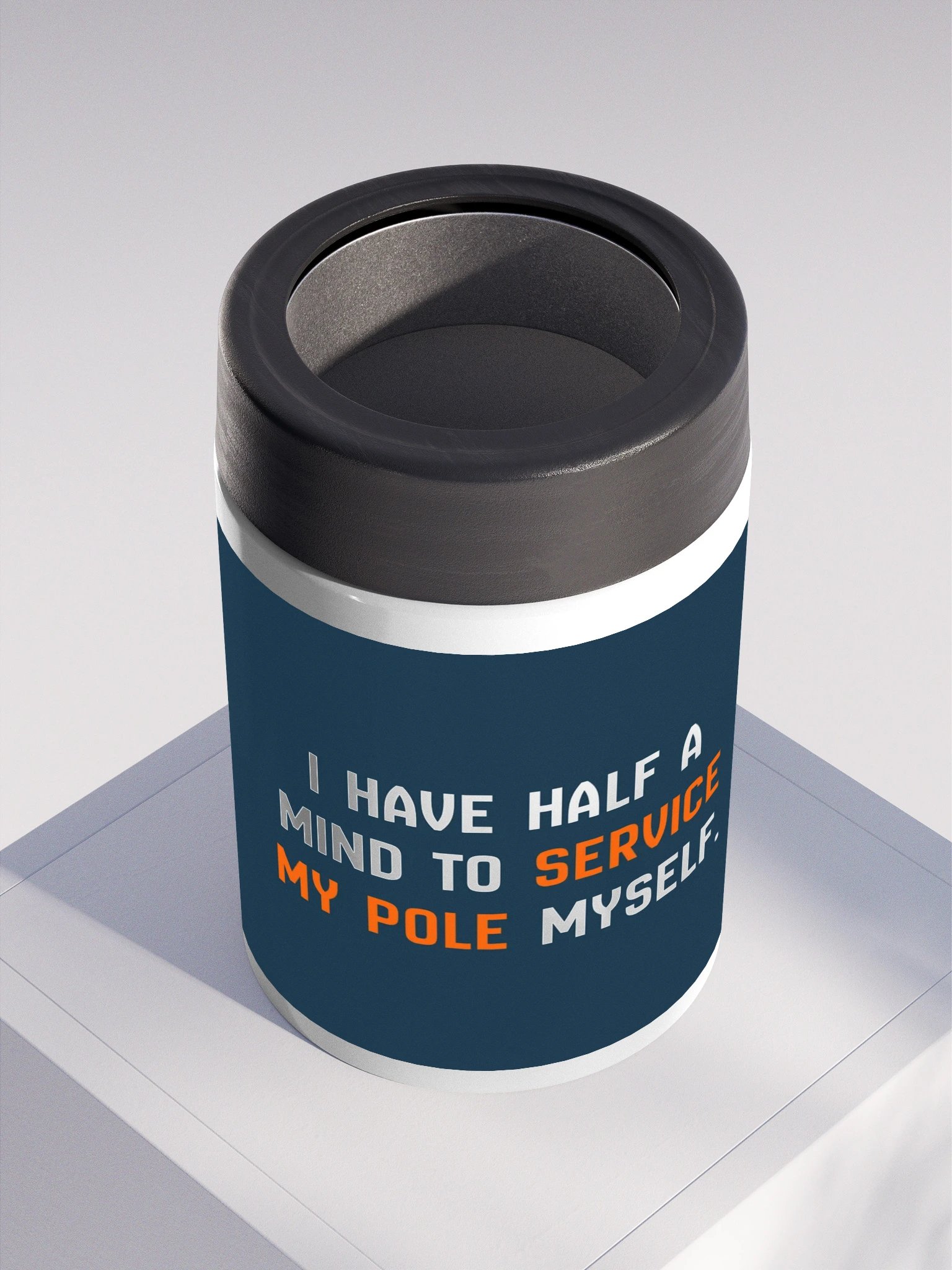 Half a Mind Steel Koozie product image (2)
