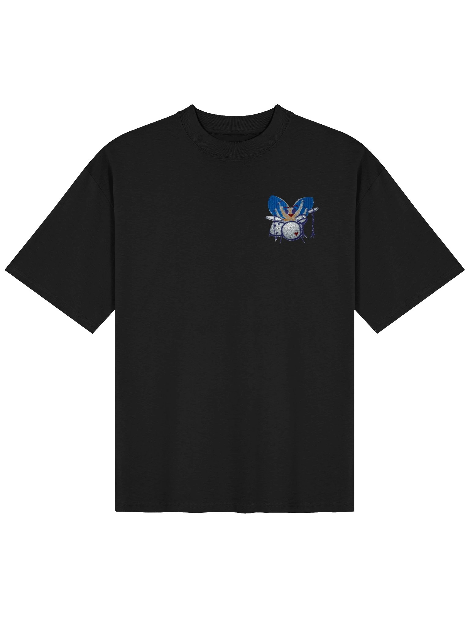 Bug Band Embroidered Unisex Oversized Tee product image (1)