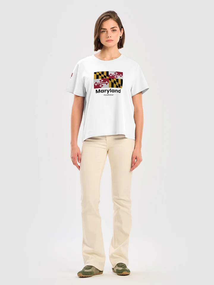 Maryland Women's Ribbed Neck T-Shirt product image (1)