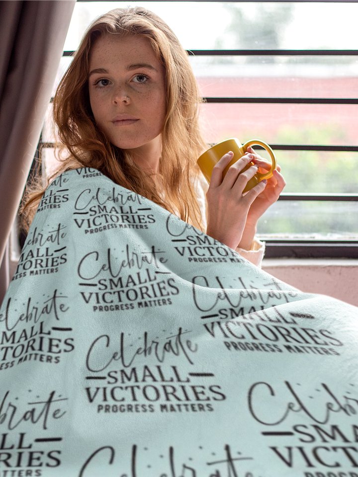 Celebrate Small Victories Blanket product image (1)