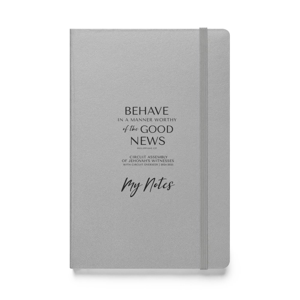 'Behave in a Manner Worthy of the Good News' Hardcover Notebook product image (31)