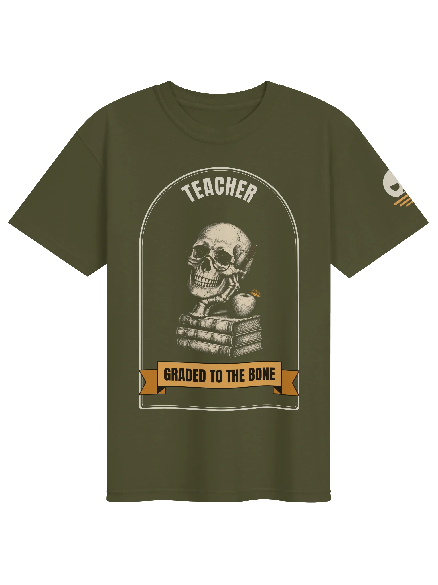 Camiseta Teacher con calavera: Graded to the Bone