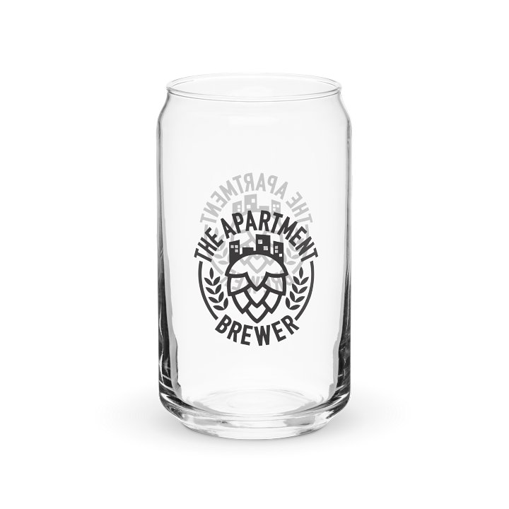 Main Logo Can-Shaped Glass (Black) product image (1)