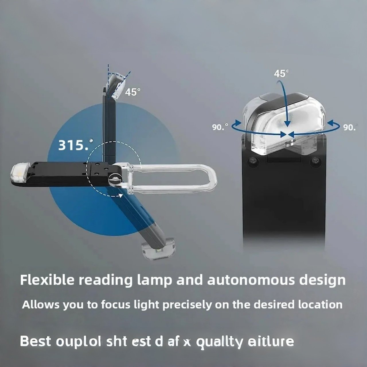 Flexible Clip-On LED Book Light | USB Rechargeable product image (7)