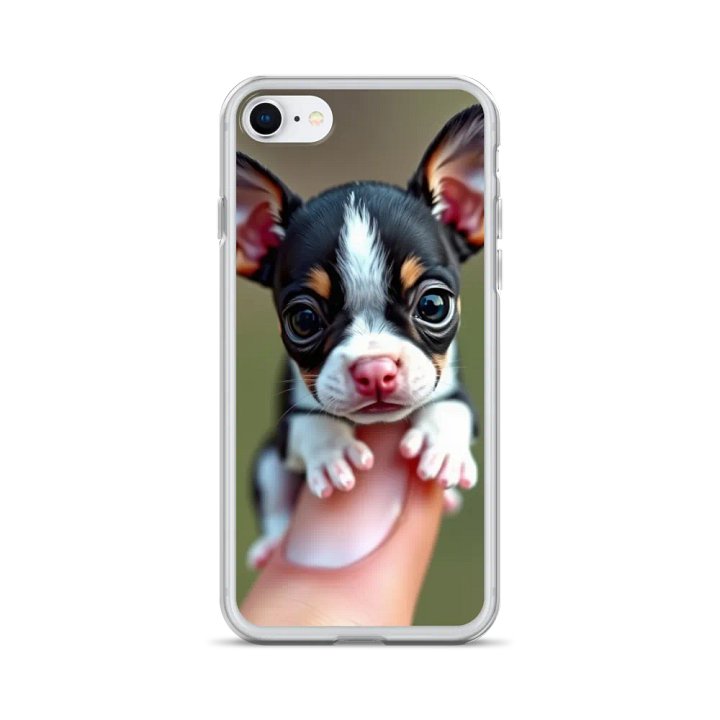 Puppy Love Boston Terrier Clear iPhone® Case product image (24)