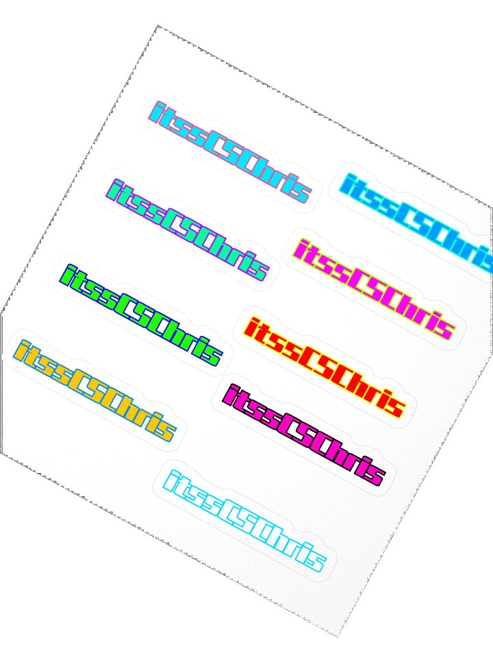 itssCSChris Stickers 9PK product image (2)