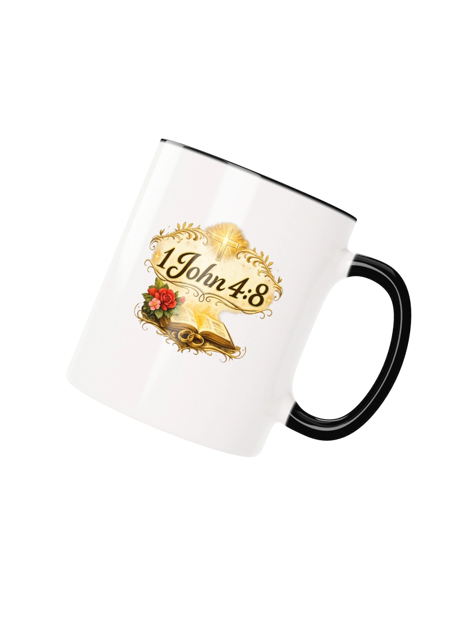 1 John 4:8 Bible Verse Christian Coffee Mug – Minimalist Scripture Faith Gift | Kingdom Life Co. product image (3)