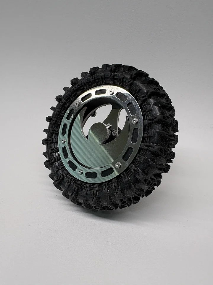 1.8" v2 Floater Wheels - "Trinity" wheel face with "Peep" floater product image (1)