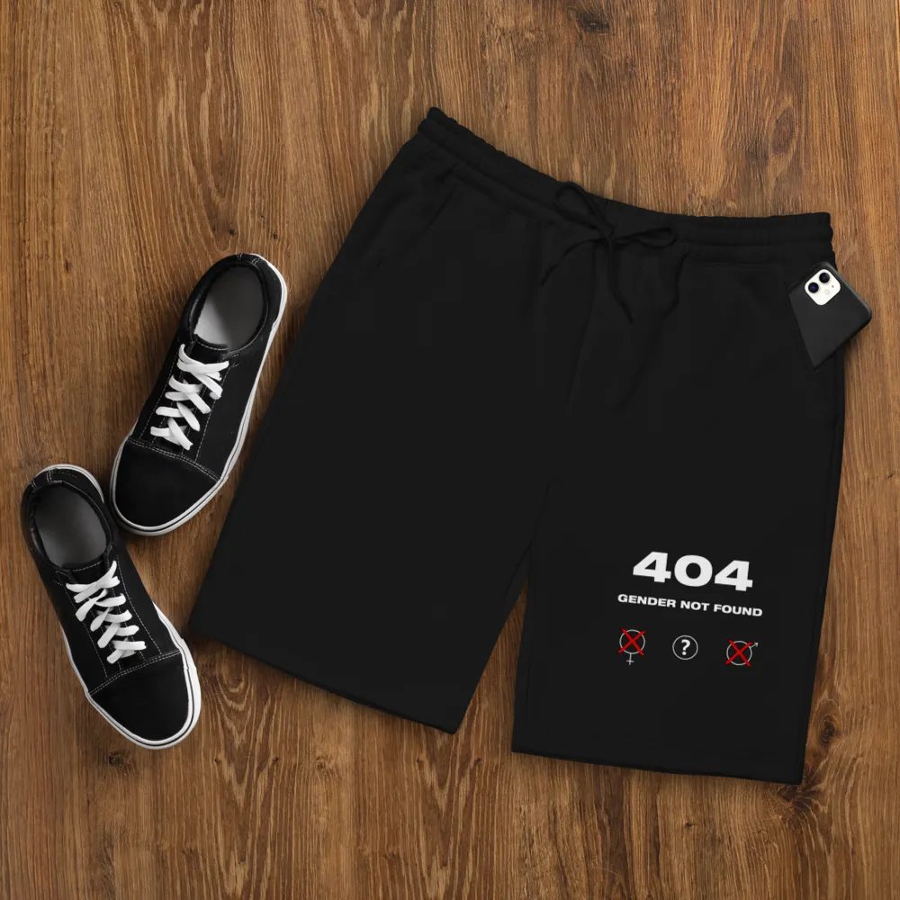 404 Gender not Found Fleece Shorts product image (12)