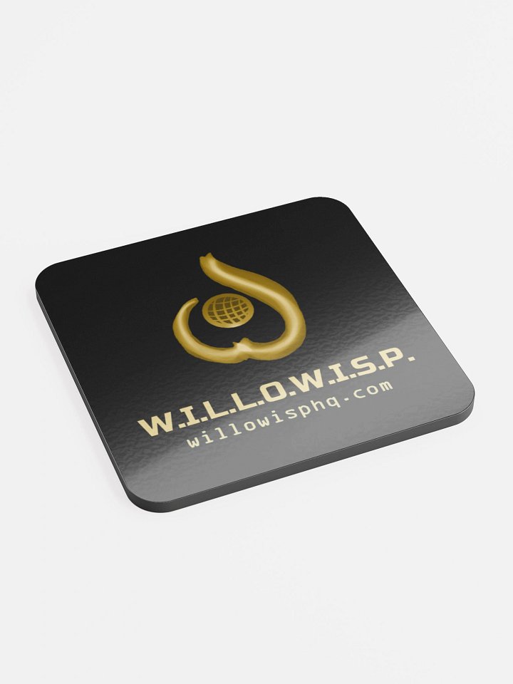 WILLOWISP Base Cork Coaster (black) product image (2)