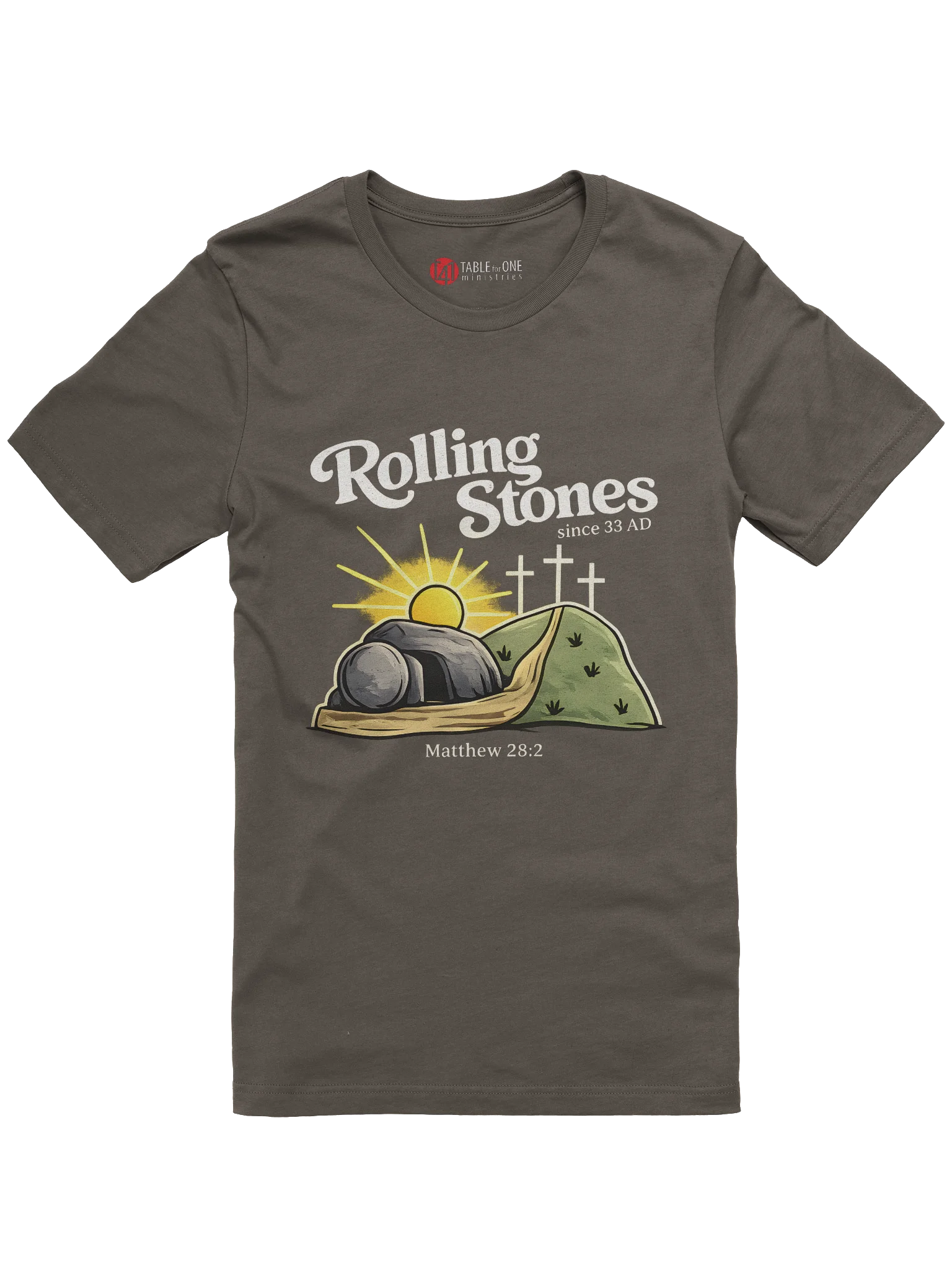 Empty Tomb Christian T Shirt - Matthew 28:2 product image (2)