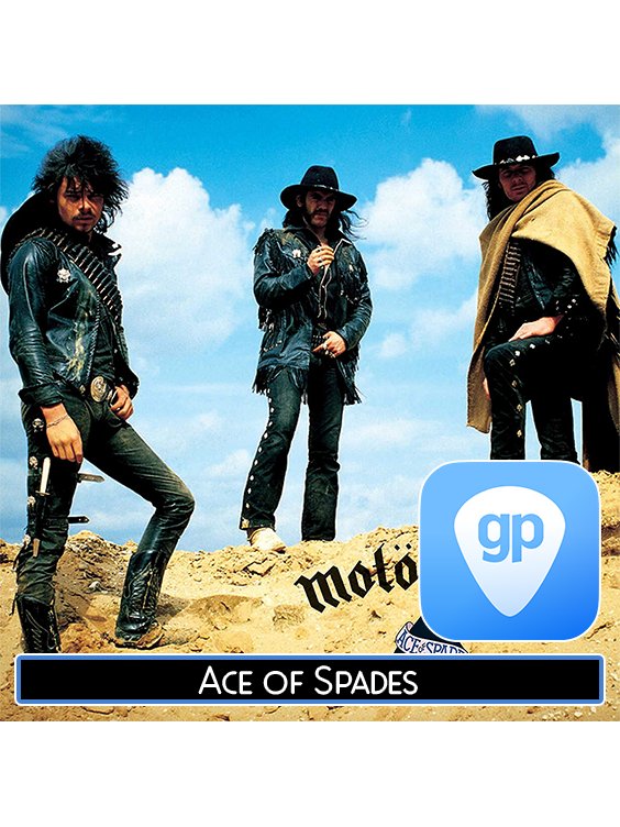 Ace of Spades PDF TAB + Backing Track MP3 product image (1)