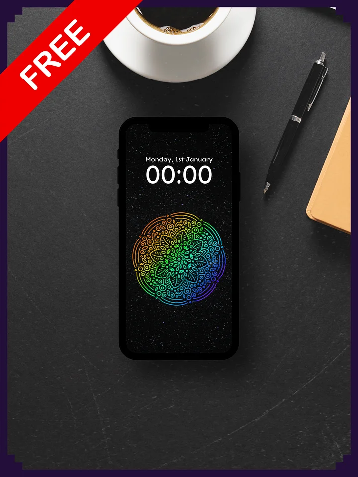⭐⭐⭐🆓 5 Mandala Energy Phone Wallpapers product image (1)
