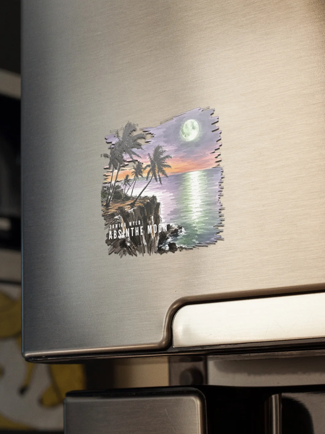 Absinthe Moon Sketch Edition Magnets product image (1)