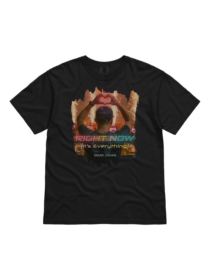 "Right Now" Heavyweight Garment Dyed T Shirt by Mark Johan product image (6)