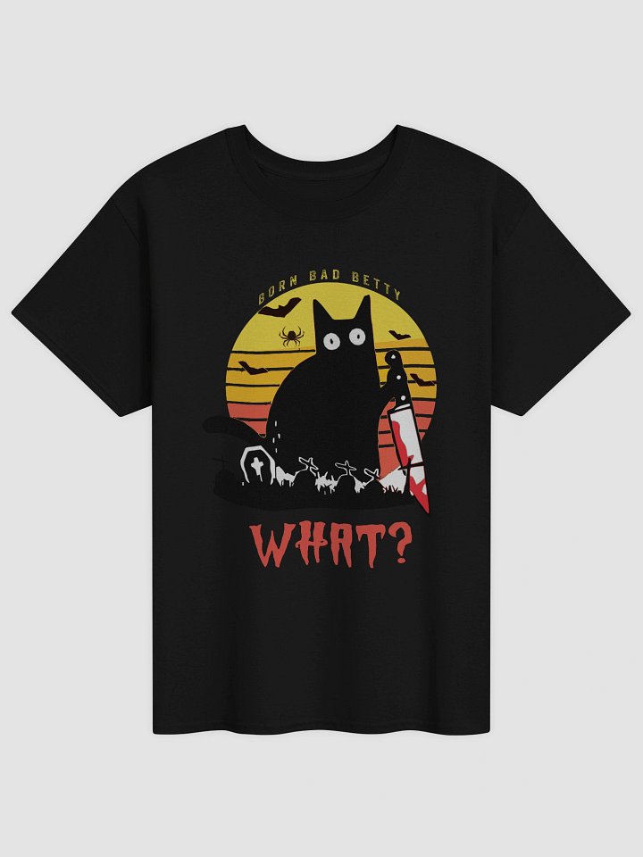 Midnight Mischief Cat T-Shirt product image (2)