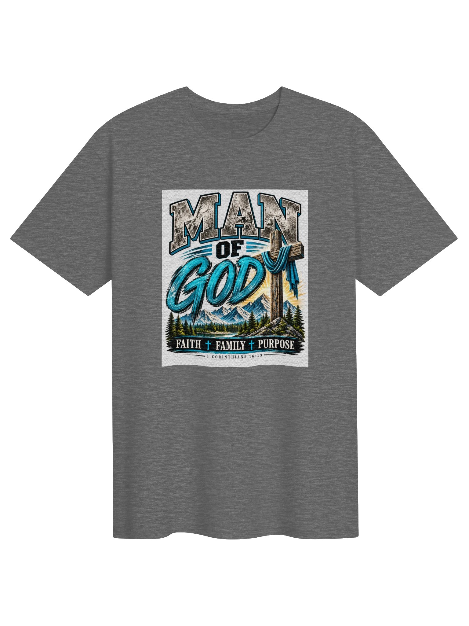 Man of God Faith Men's T-Shirt product image (1)