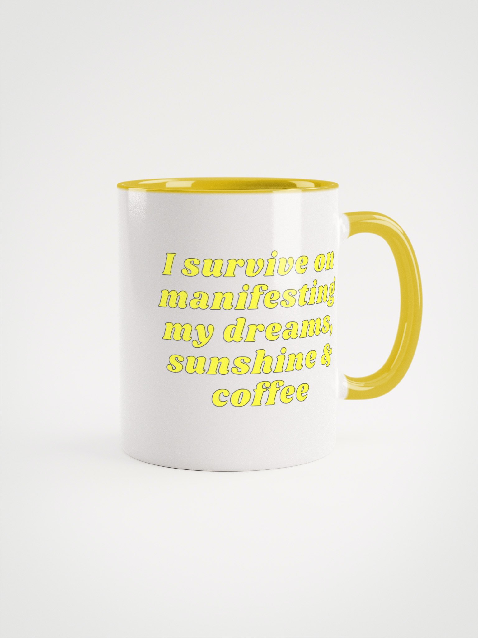 Sunshine & Coffee Manifestation Ceramic Mug product image (1)