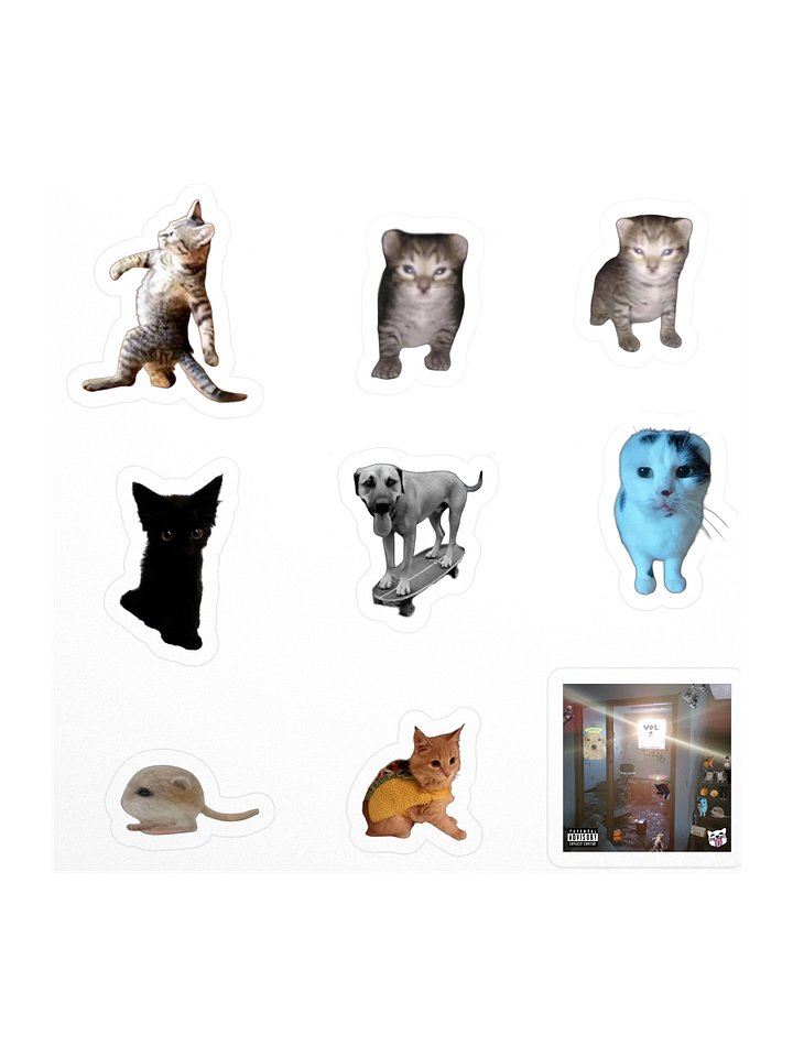 SHMOOB TUNES VOL 2 STICKERS product image (1)