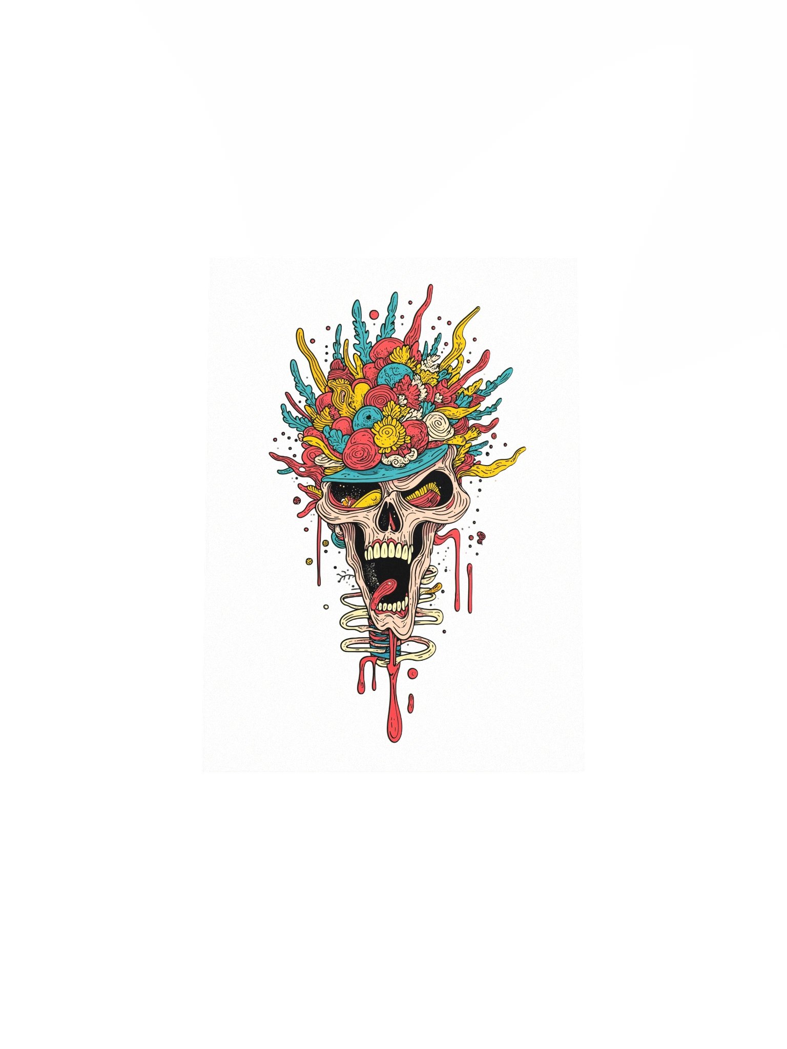 Skull Day Flower Hat product image (4)