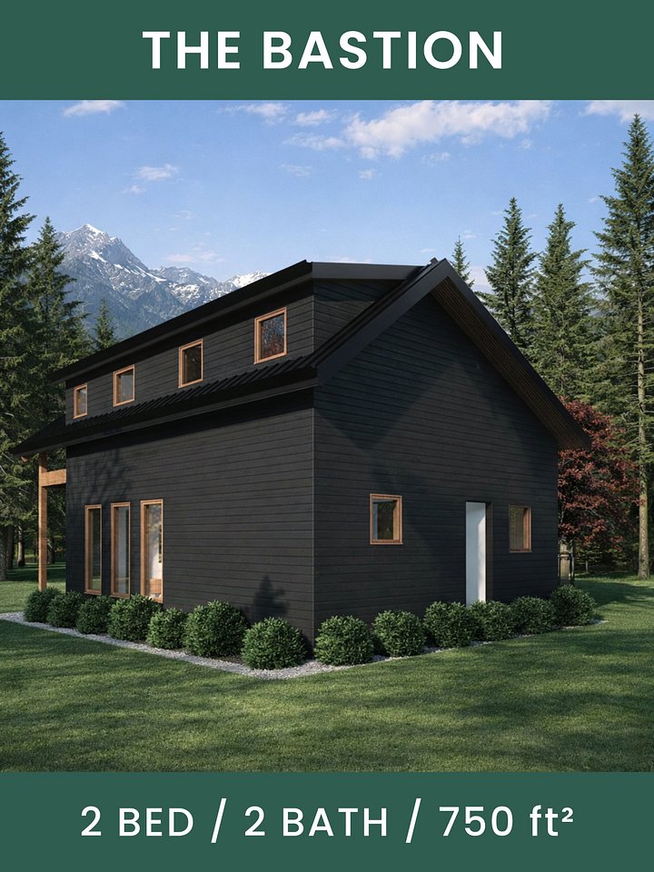 The Bastion Tiny House Blueprint Set (CAD File + Materials List) product image (2)