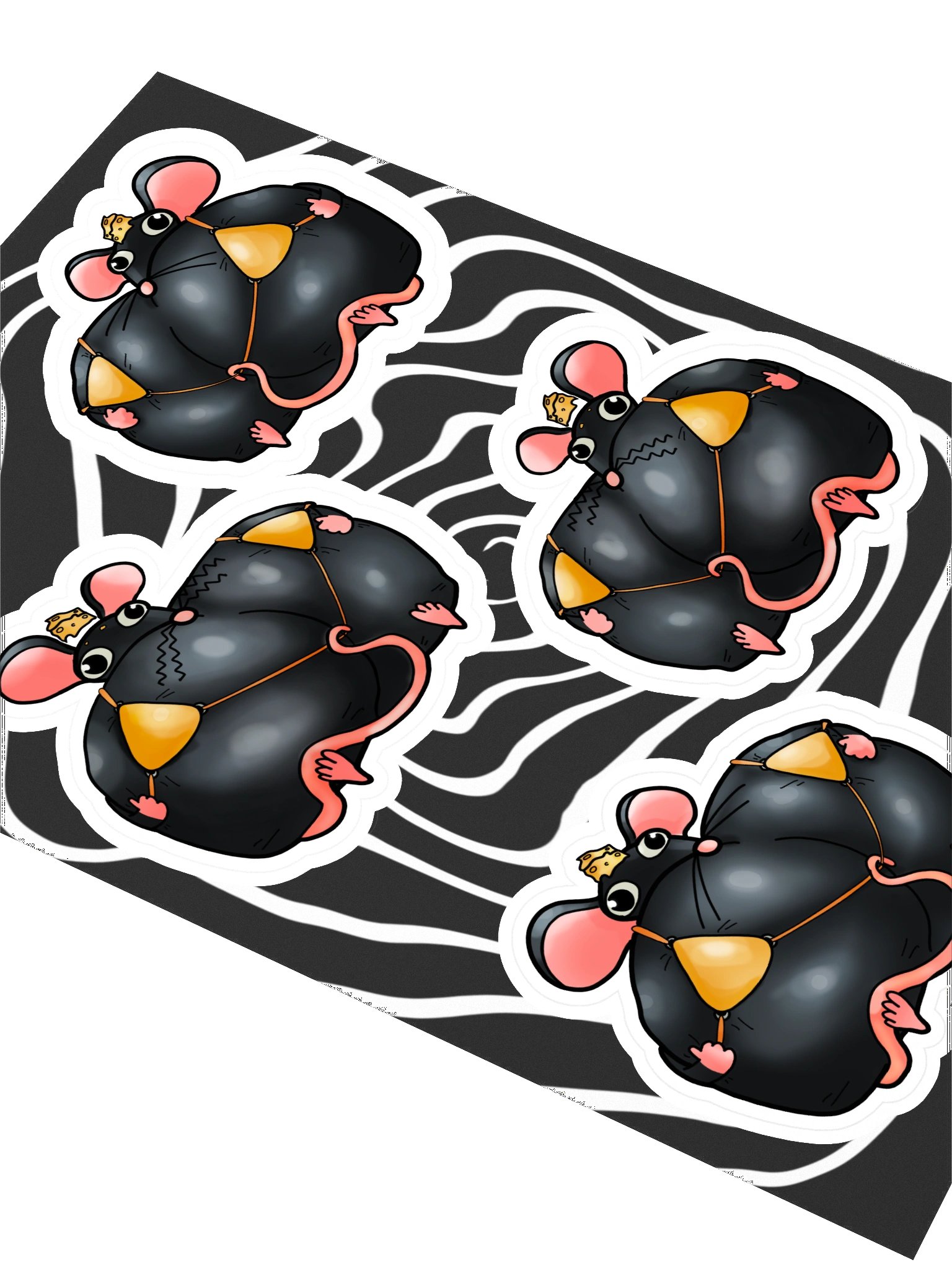 PUPPET STICKER | tits with rat product image (2)
