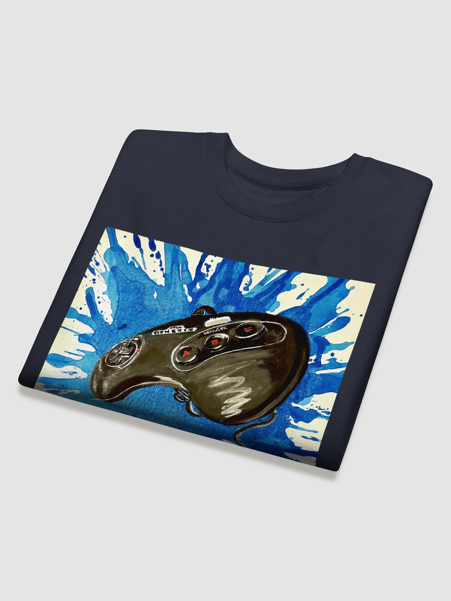 "A New Challenger" Controller Splatter Premium Sweatshirt product image (37)