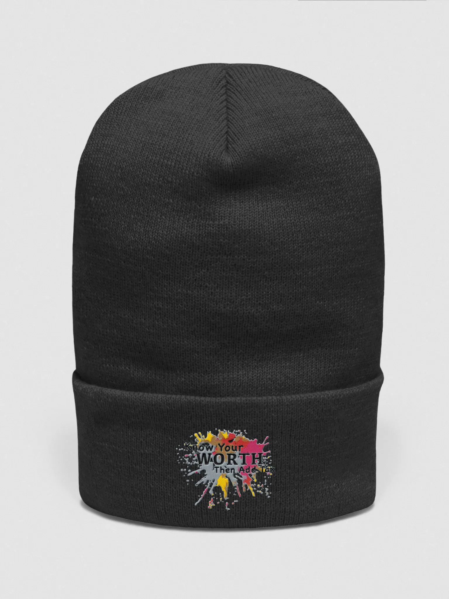 Know Your Worth Beanie product image (1)