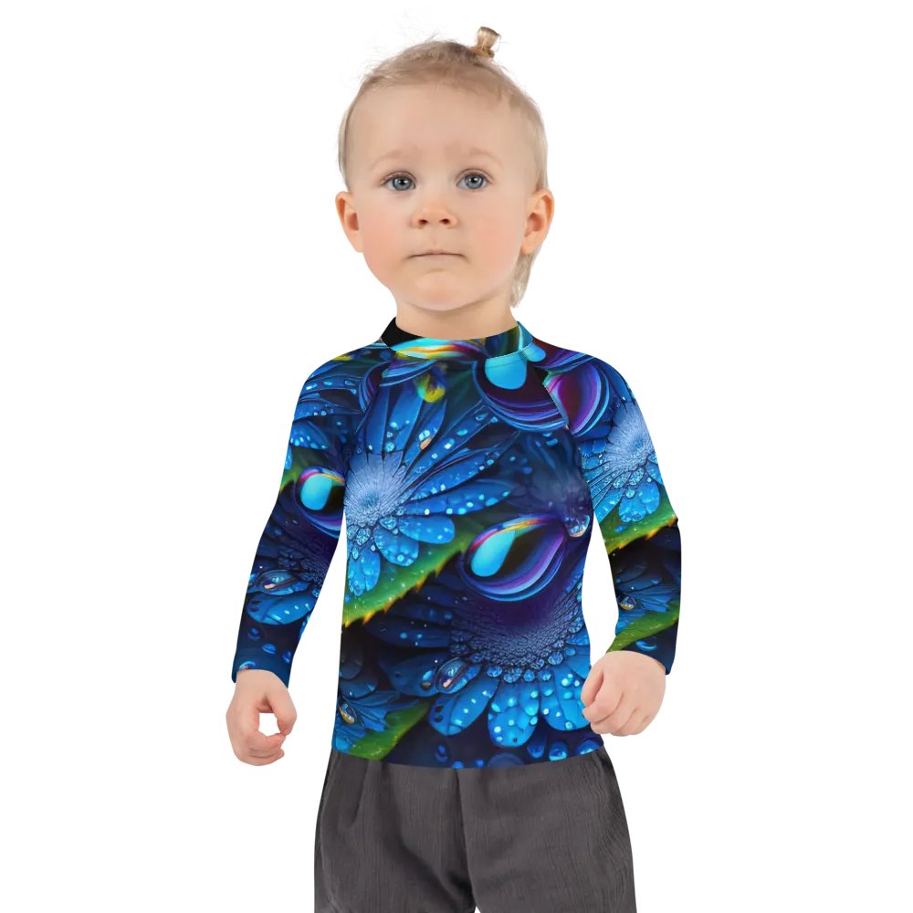 Kawaiikitten Exclusive Premium DewDrop Surfing Ocean Rash Guard Full Sleeved T-Shirt product image (12)
