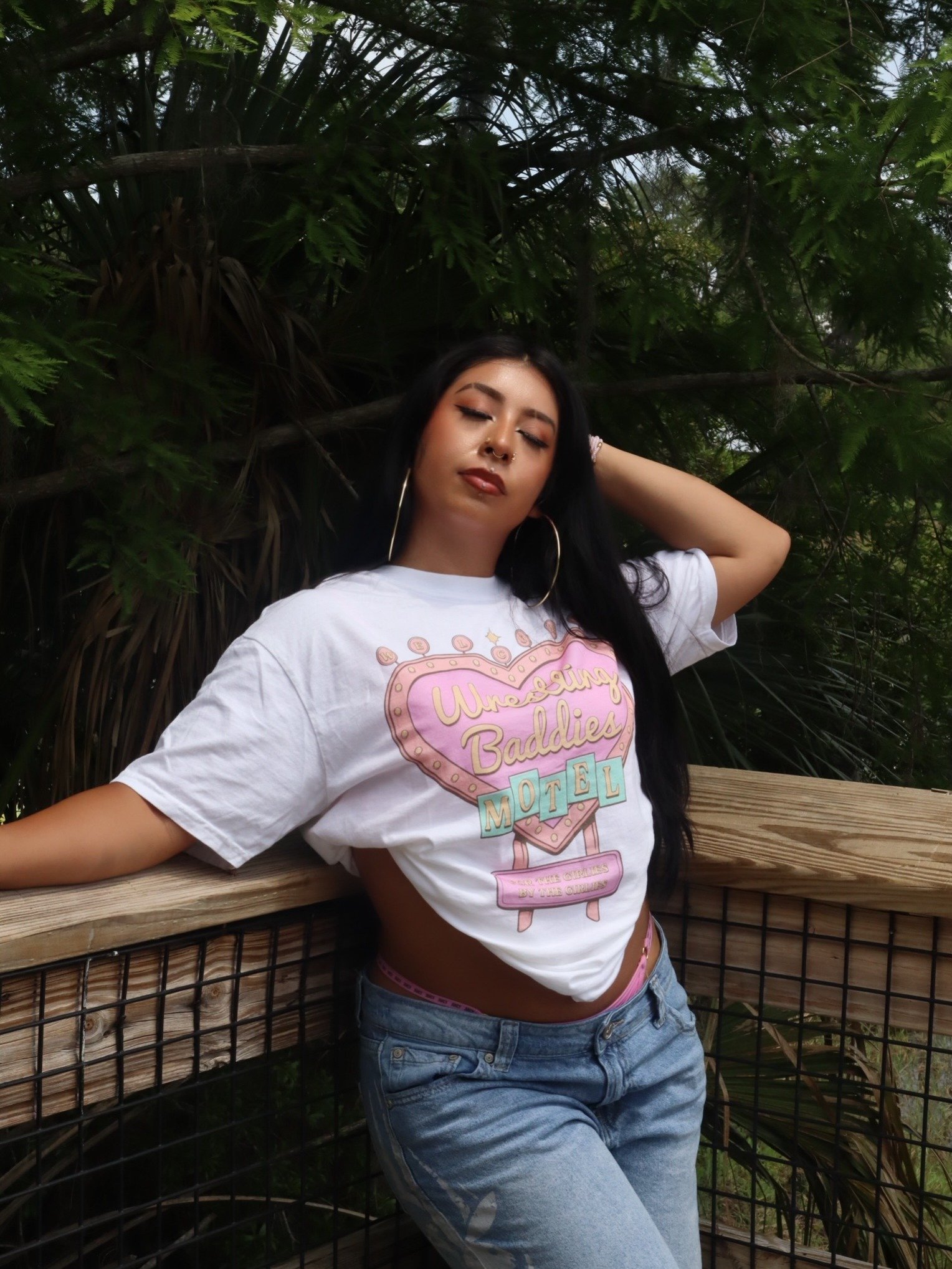 Wresling Winedown x TAIGASTYLE "Wrestling Baddie Summer" T-Shirt product image (2)