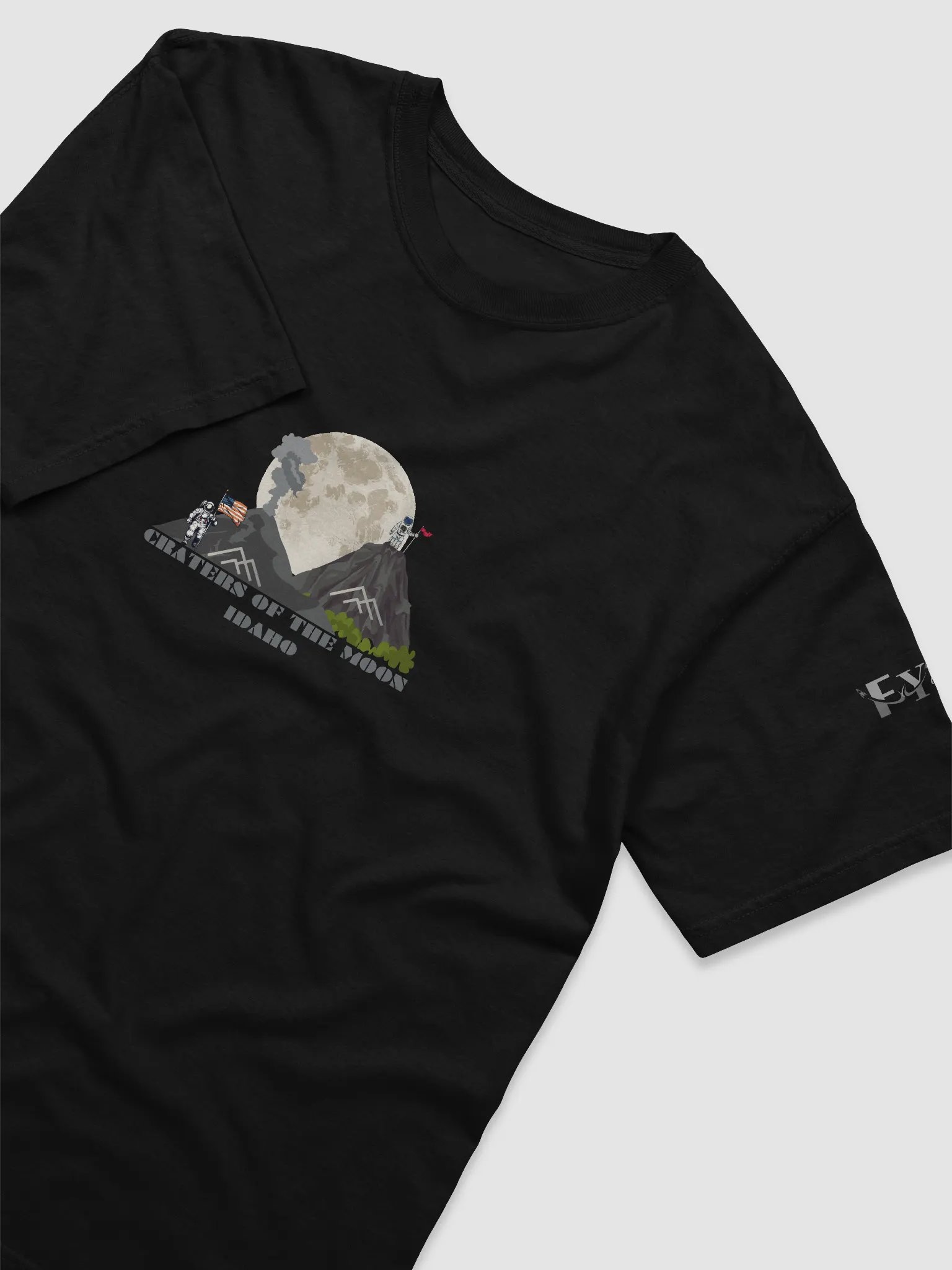 Craters of the Moon Unisex organic cotton t-shirt product image (3)